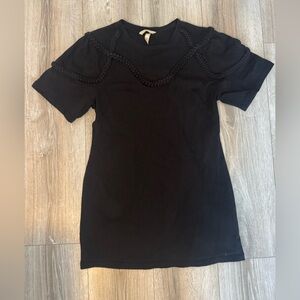 H&M women’s tshirt dress with Braided Detail